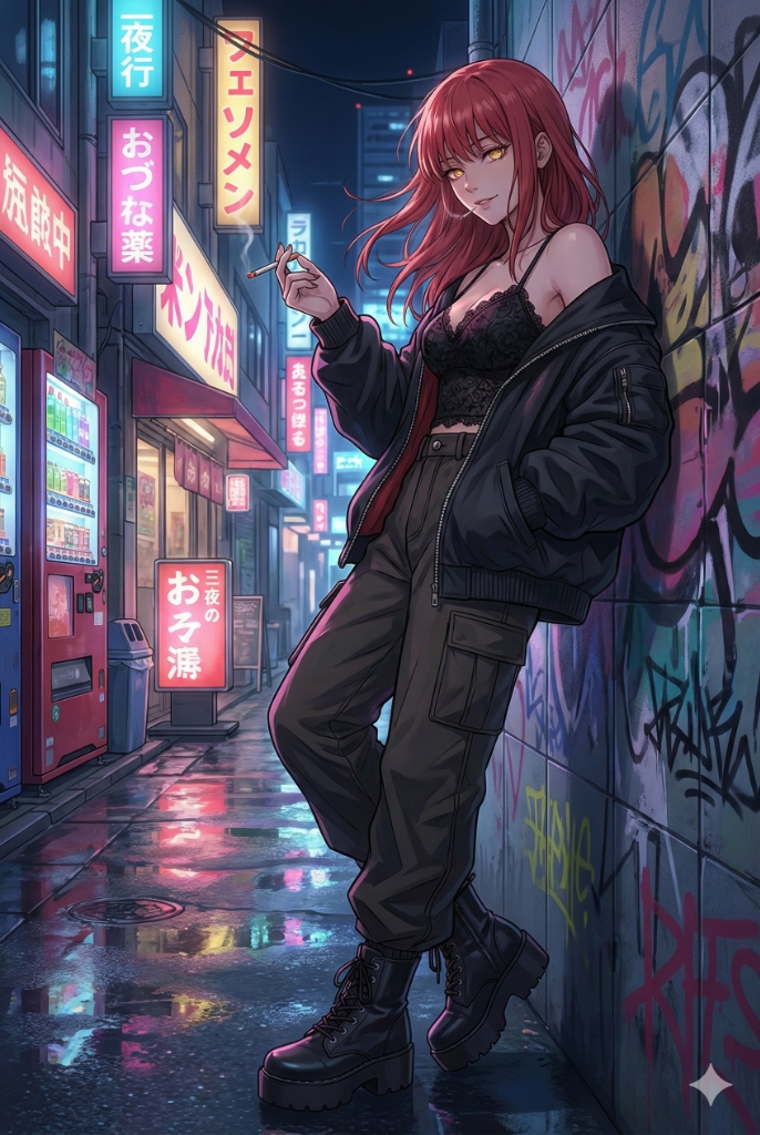 Cyberpunk Street Before