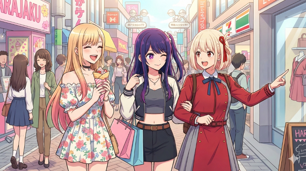 Harajuku Girls Before